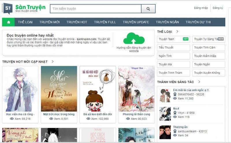 Top 6 website đọc truyện online được yêu thích nhất 2017 (5)